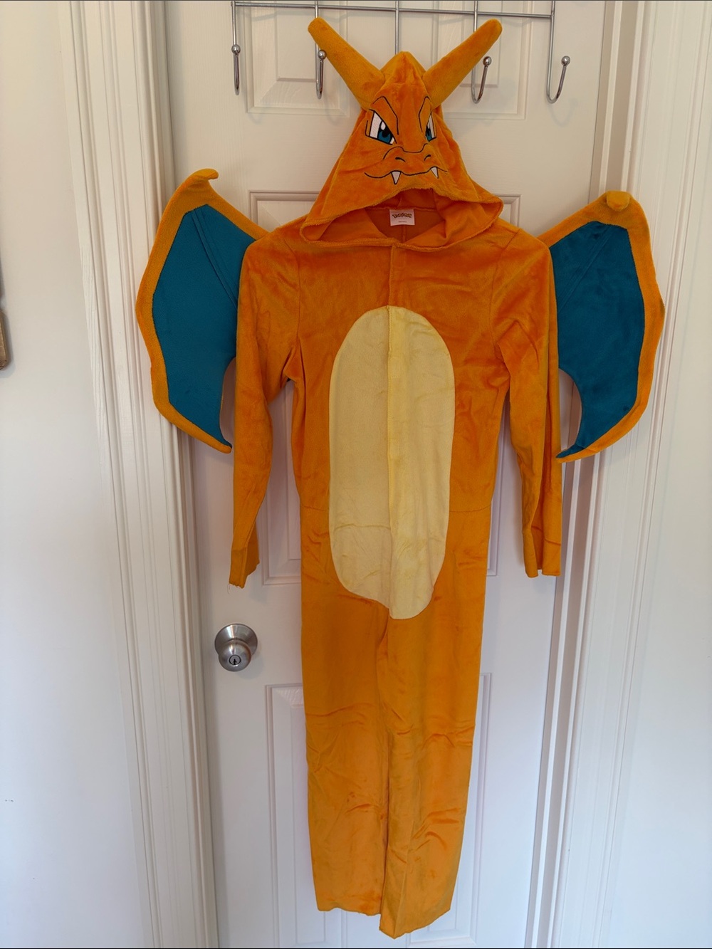 Charizard!! Boy 7/8!! Disguise Orange & Yellow Kids Costume